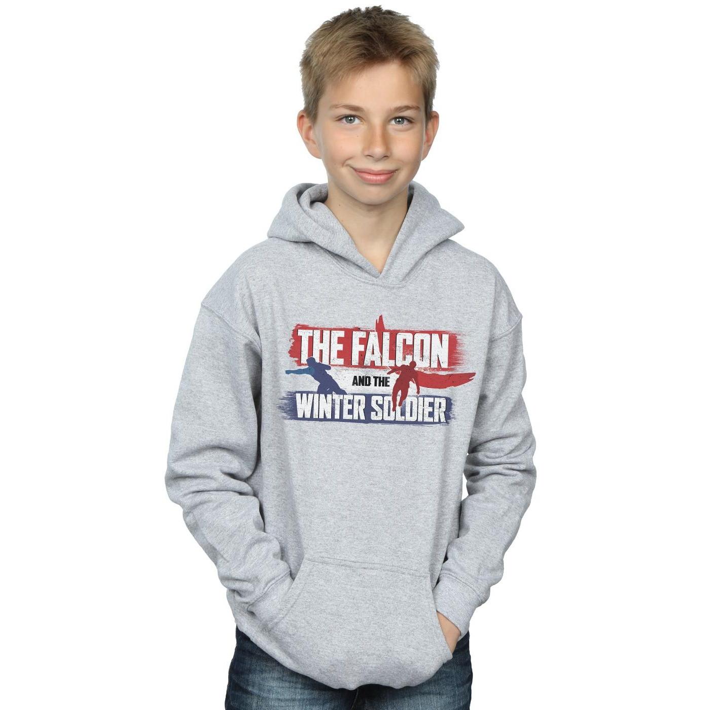 MARVEL  The Falcon And The Winter Soldier Action Logo Kapuzenpullover 