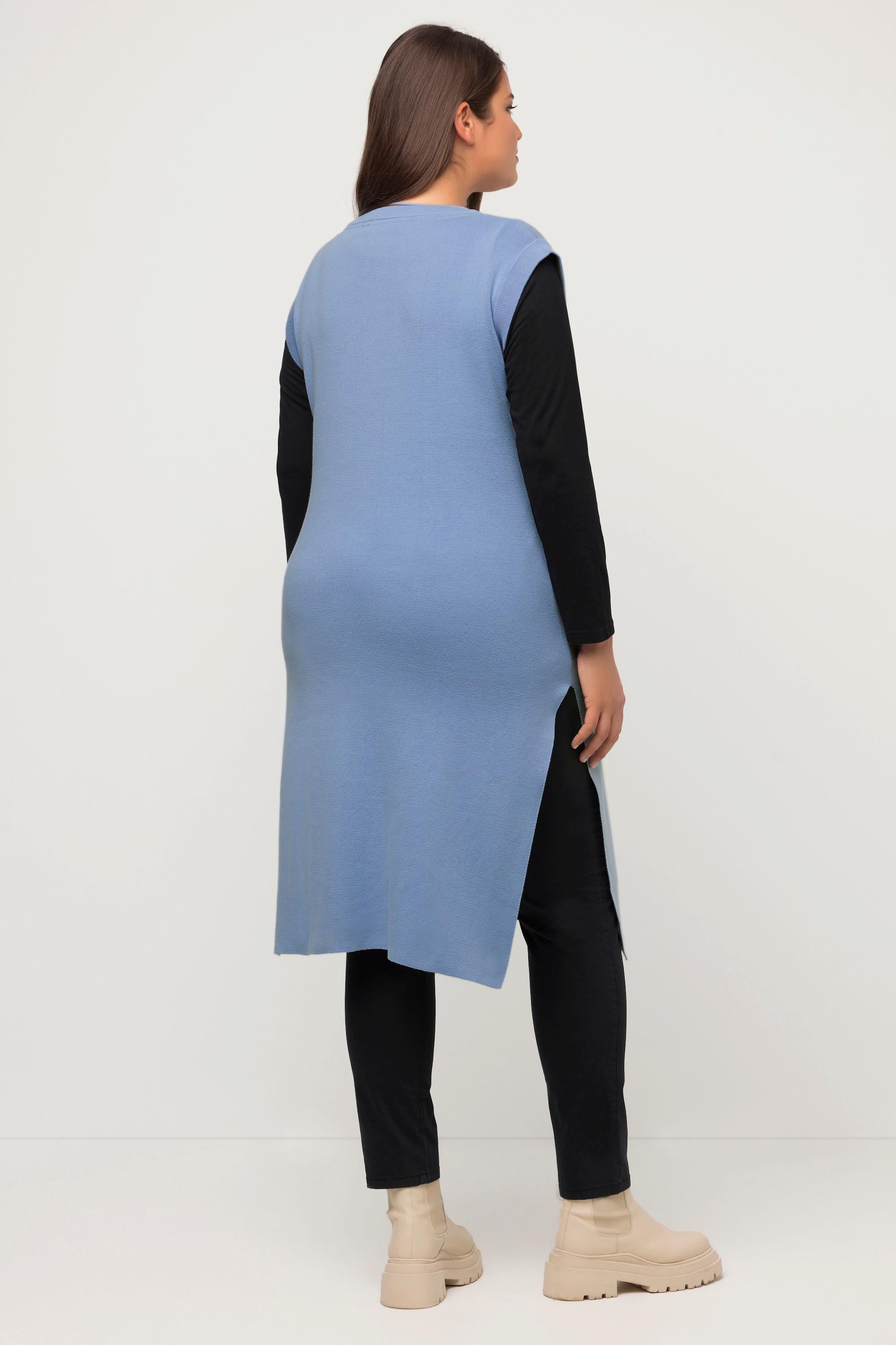 Ulla Popken Gilet lungo Straight Fit  