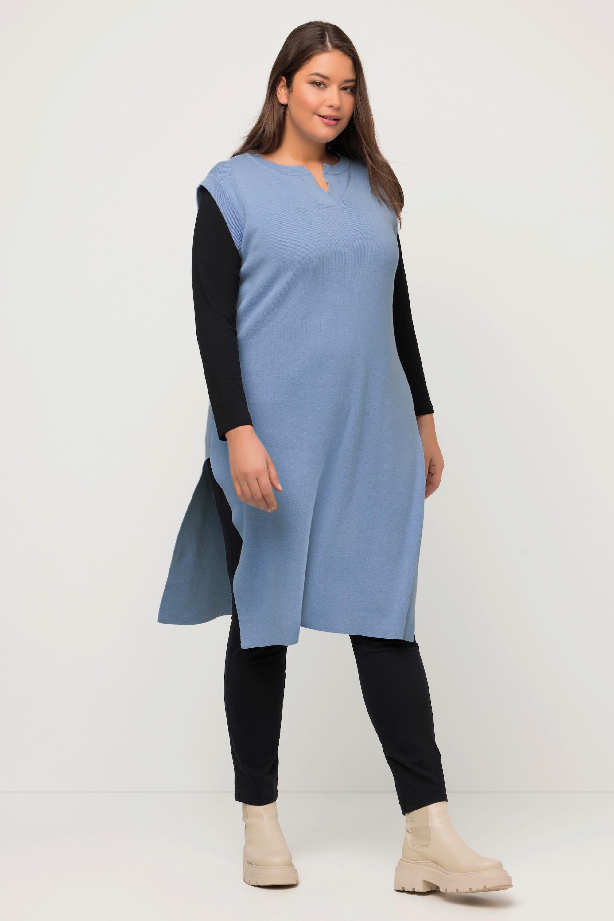 Ulla Popken Gilet lungo Straight Fit  