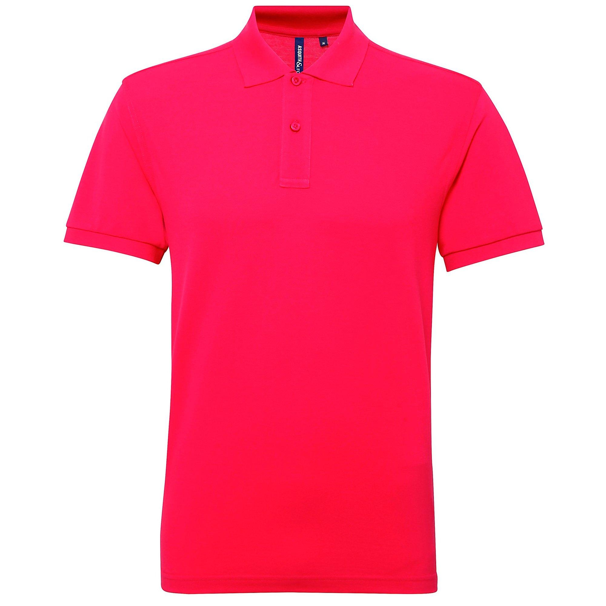 Image of Asquith&fox Poloshirt Herren Pink M