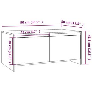 VidaXL Couchtisch holzwerkstoff  