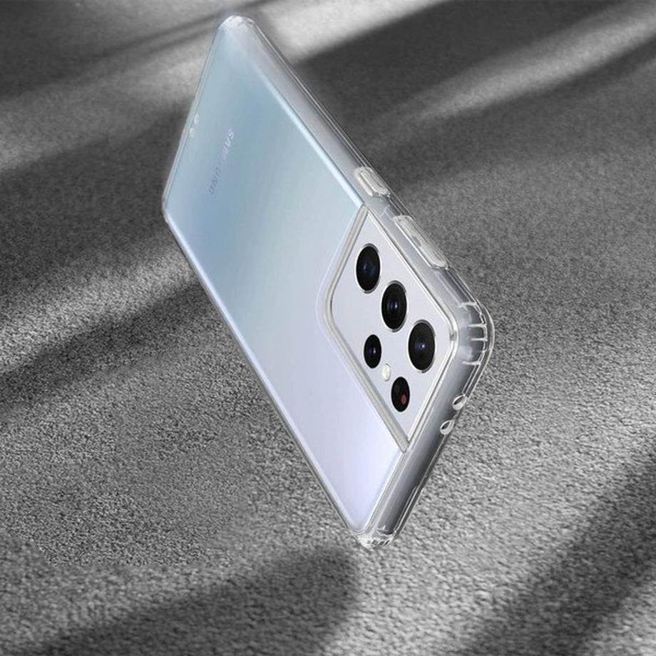 Avizar  Coque Samsung S21 Ultra Cristal Silicone 