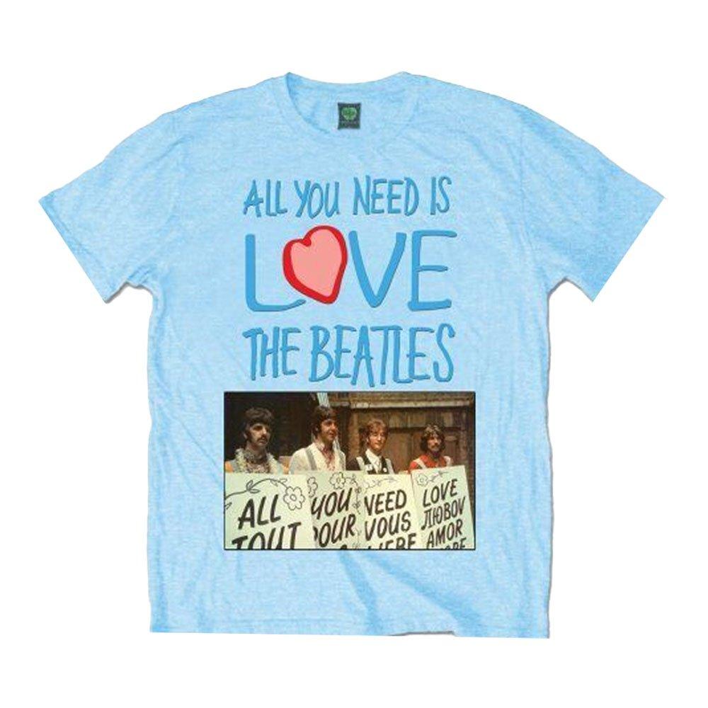 Image of All You Need Is Love Tshirt Damen Hellblau S