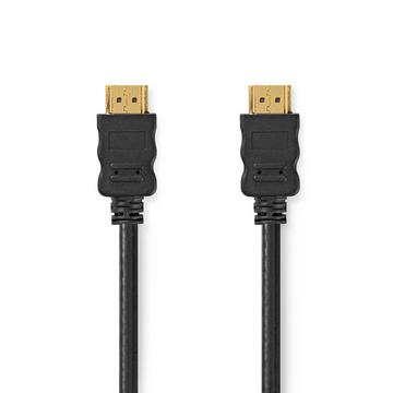 Câble HDMI™ haute vitesse avec Ethernet | Connecteur HDMI™ | Connecteur HDMI™ | 4K@30Hz | ARC | 10,2 Gbps | 3,00 m | Rond | PVC | Noir | Label