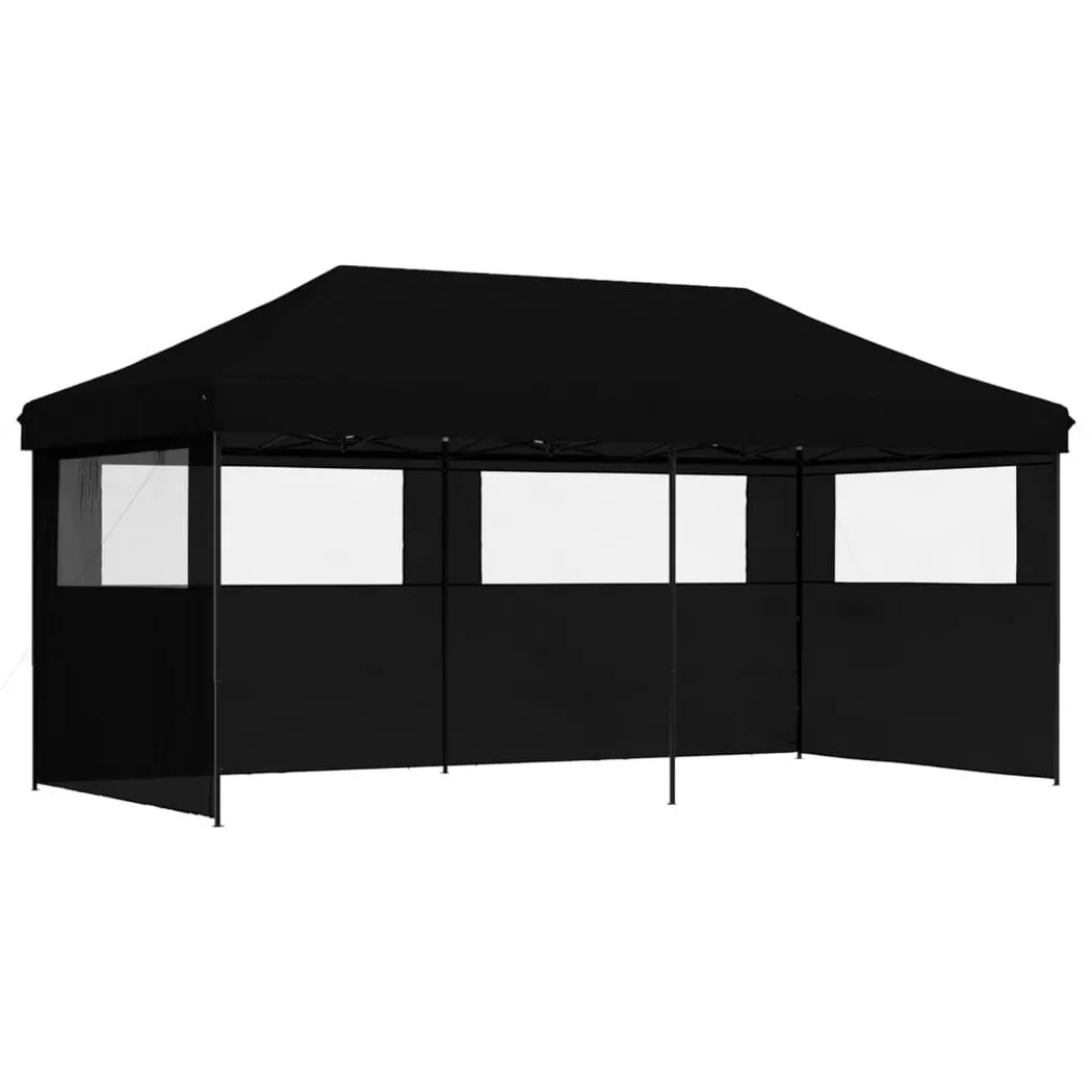 VidaXL - tenda per feste Poliestere, One Size, Nero