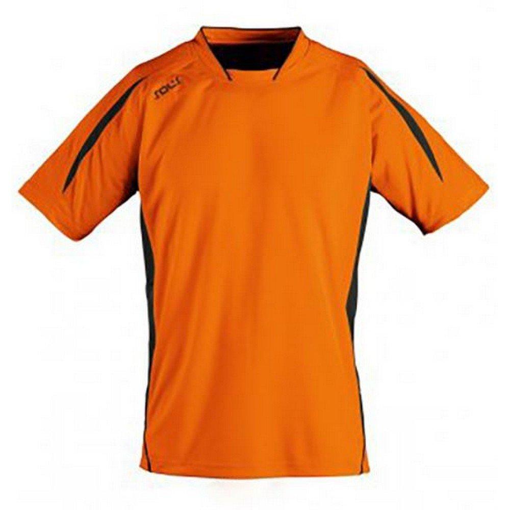 Image of Maracana 2 Kurzarm Fußball Tshirt Jungen Orange 128