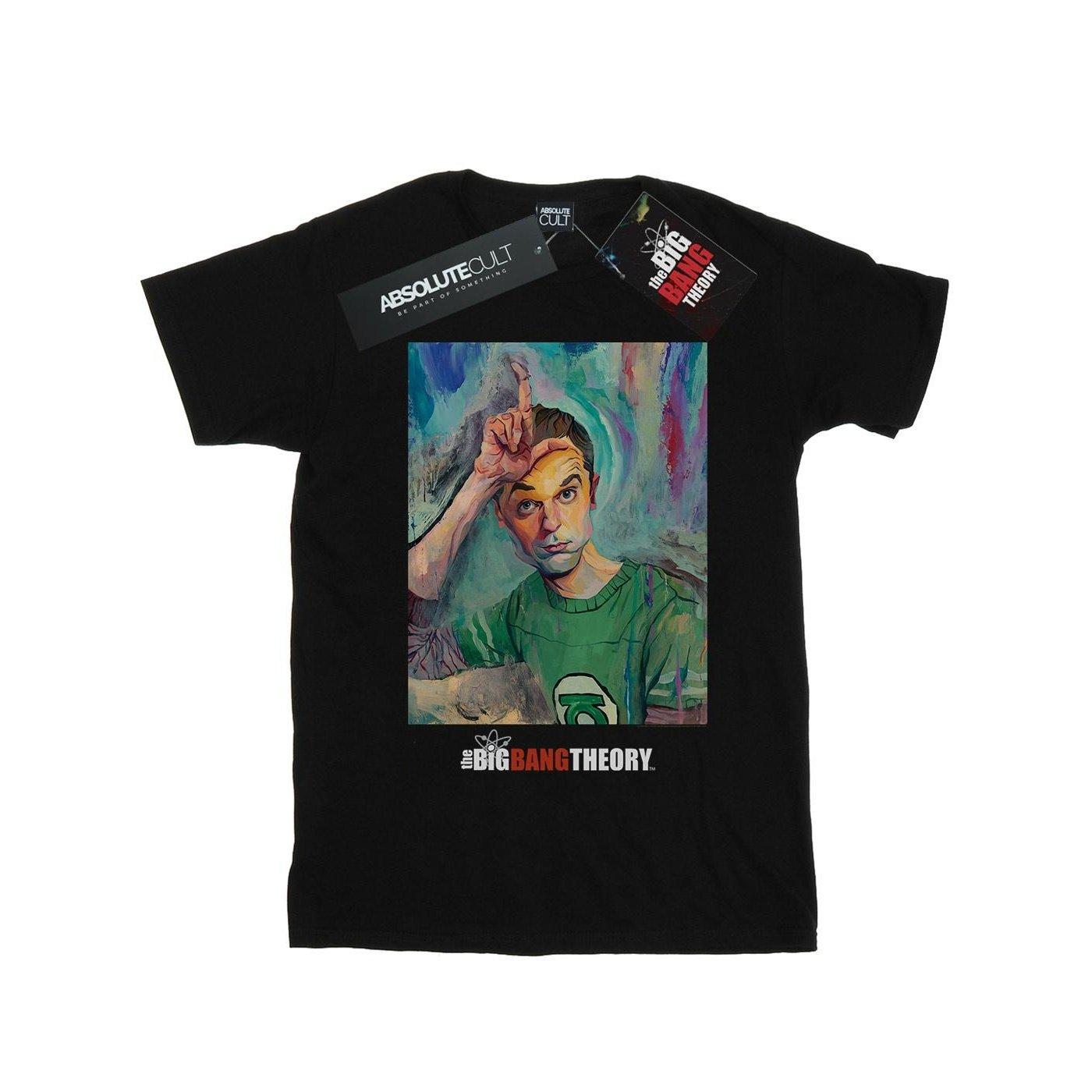 Image of Sheldon Loser Painting Tshirt Damen Schwarz 3XL