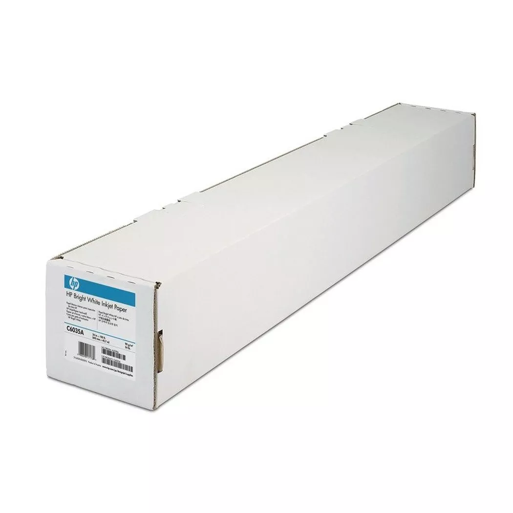 HP Bright White Paper 90g 45.7m C6035A DesignJet 650C 24 pouces