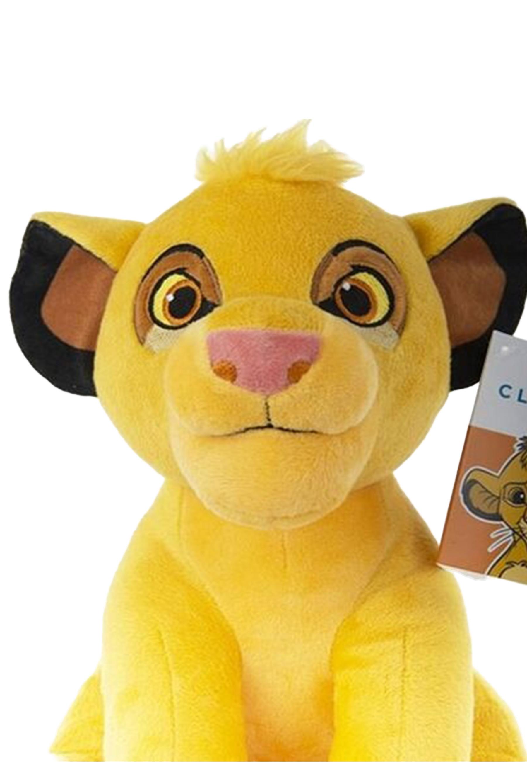 Disney  Le Roi Lion (Simba) Peluche Assise – Douce et Adable avec Son (30cm) 