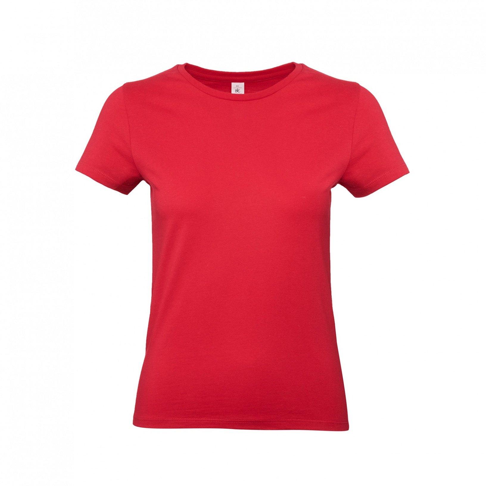 Image of B&c #e190 Tee Damen Rot Bunt M