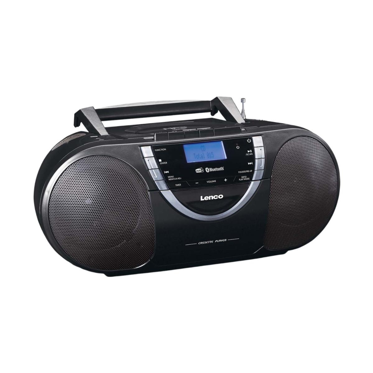 Lenco  Boombox DAB+/FM mit CD-Player 