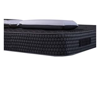 AB Matelas Matratzen Cosmos Black | 140x200cm mit 2 Carbonkissen 70x40cm | Speicher 50kgm3 und 12 Zonen | 28 cm  