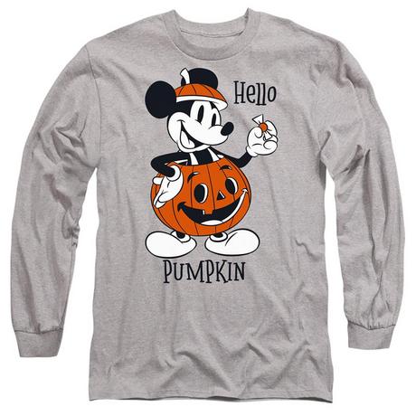 Disney Hello Pumpkin T-Shirt Maniche Lunghe  