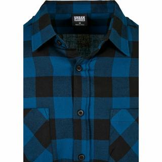 URBAN CLASSICS Flanell Kariertes Langarmhemd  