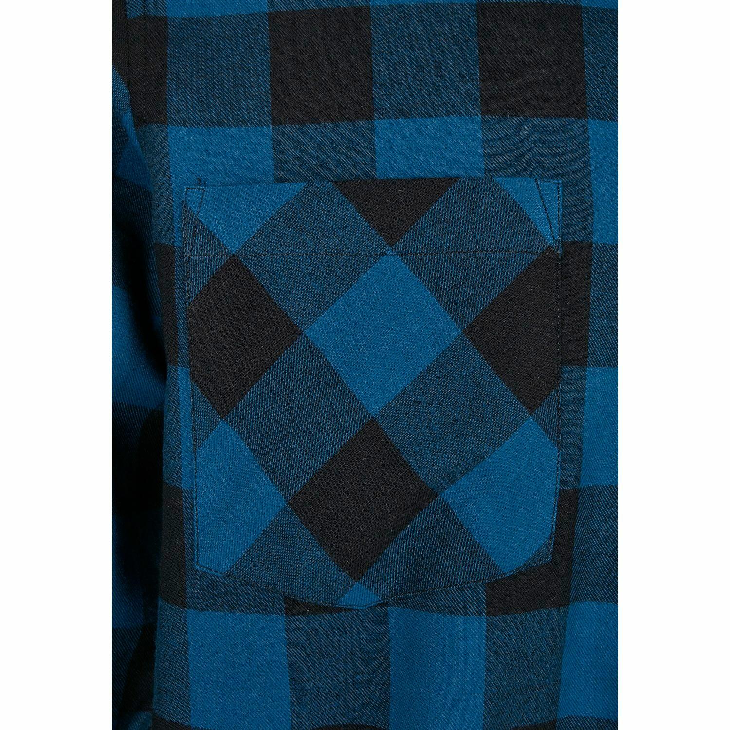 URBAN CLASSICS Flanell Kariertes Langarmhemd  