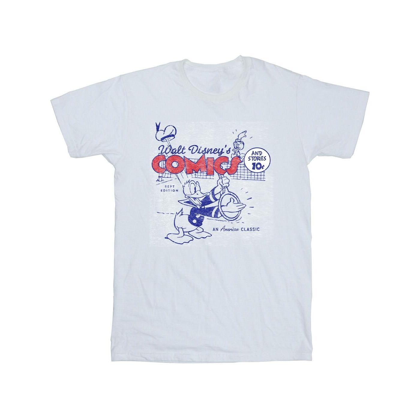 Image of Donald Duck Comics Tshirt Herren Weiss XL