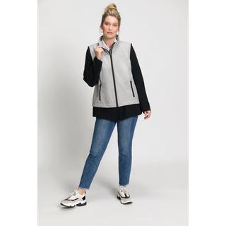 Ulla Popken  Softshell-Weste, Fleecefutter, Stehkragen 