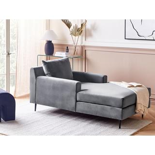 Beliani Chaise longue en Velours Moderne GUERET  