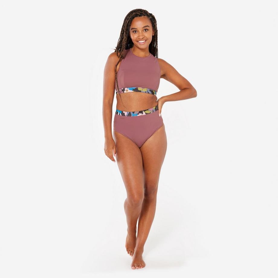 DECATHLON Bas de Maillot de Bain Taille Haute  