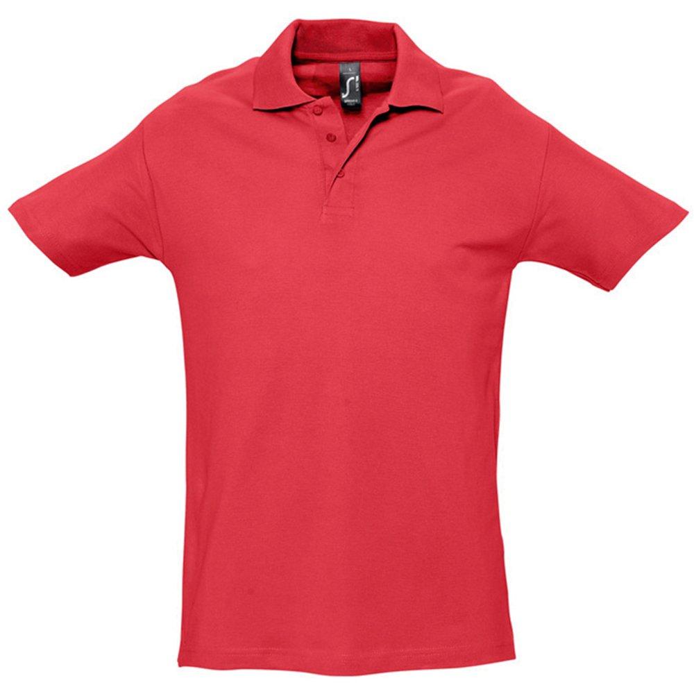 Image of Spring Ii Poloshirt, Kurzarm Herren Rot Bunt M