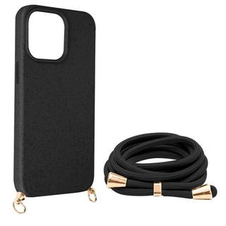 Avizar  Cover cordino iPhone 15 Pro nera 