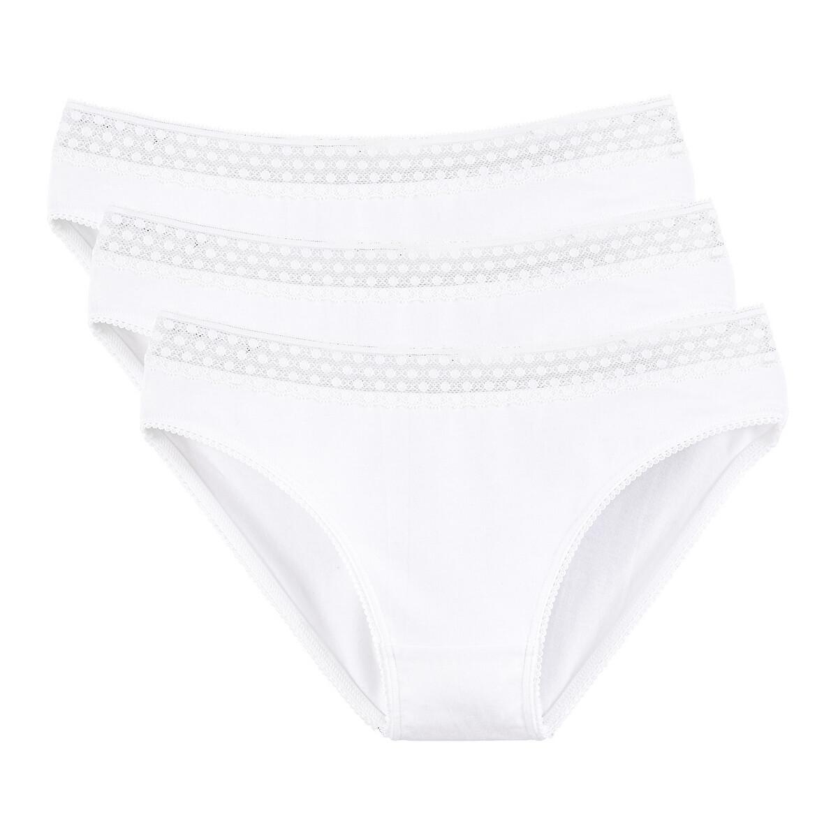 Image of 3er-pack Slips Damen Weiss 38