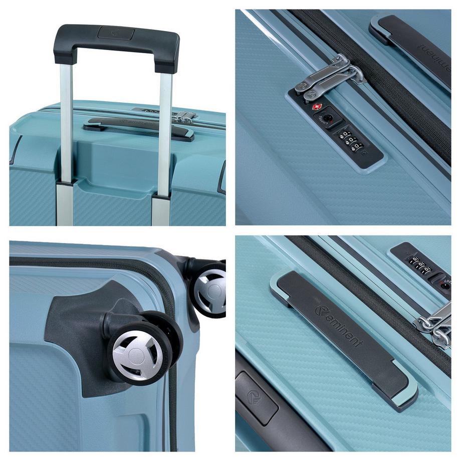 EMINENT  Aegis Expandable Valise Grande 4 Roues Bleu Clair 