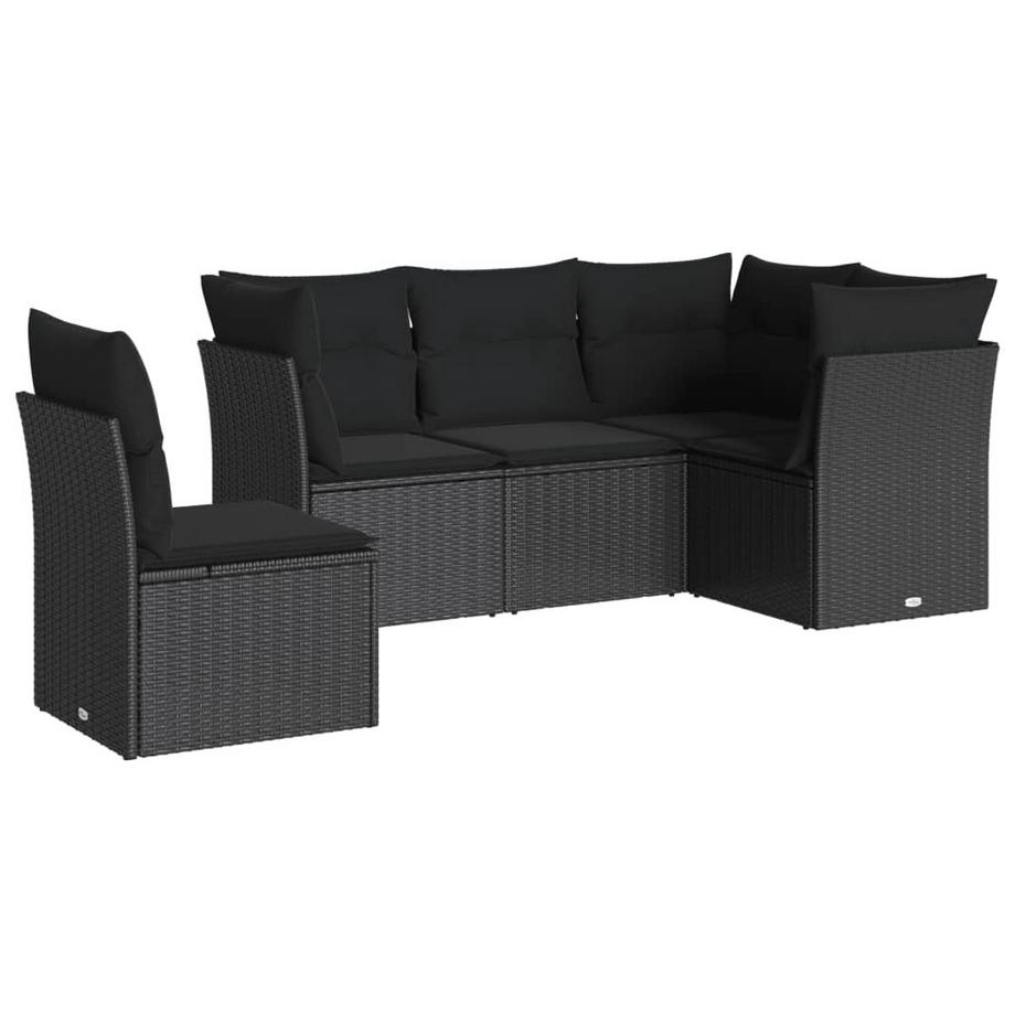 set divano da giardino Polirattan