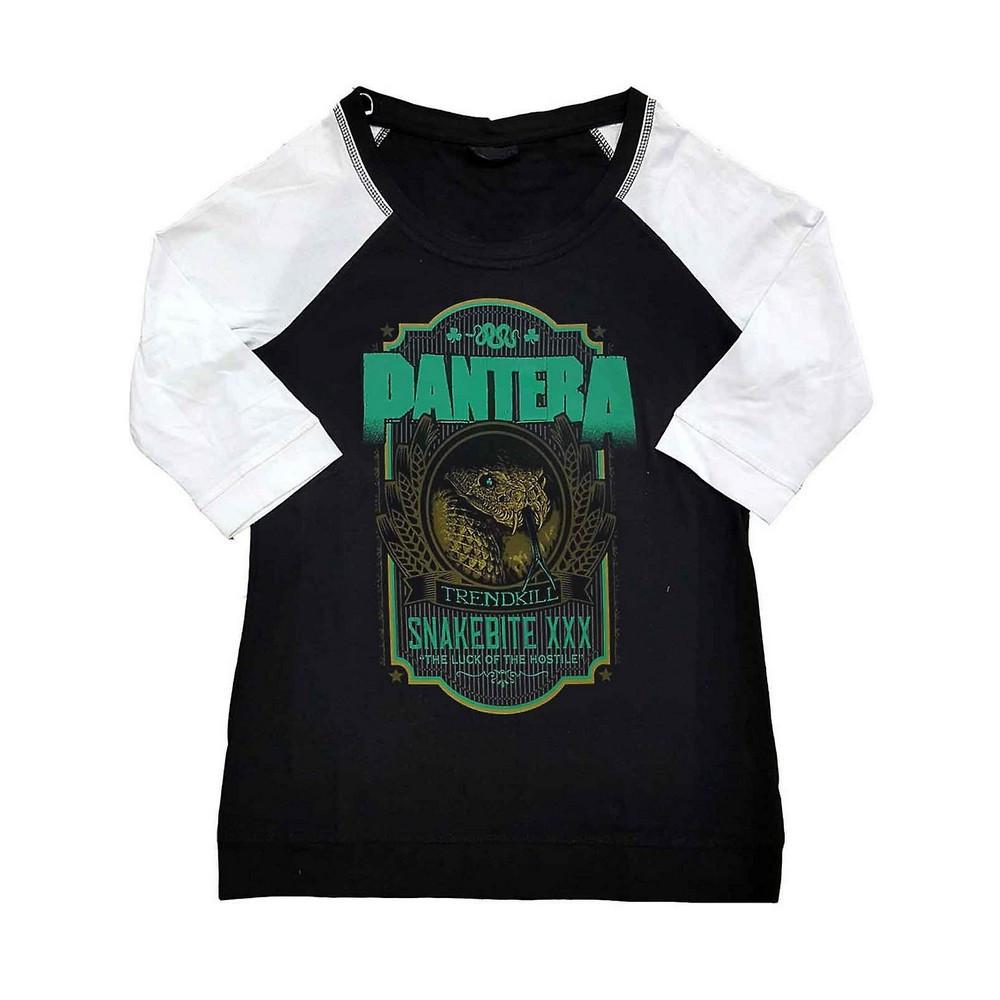 Image of Snakebite Xxx Tshirt Raglanärmel Unisex Schwarz 4XL