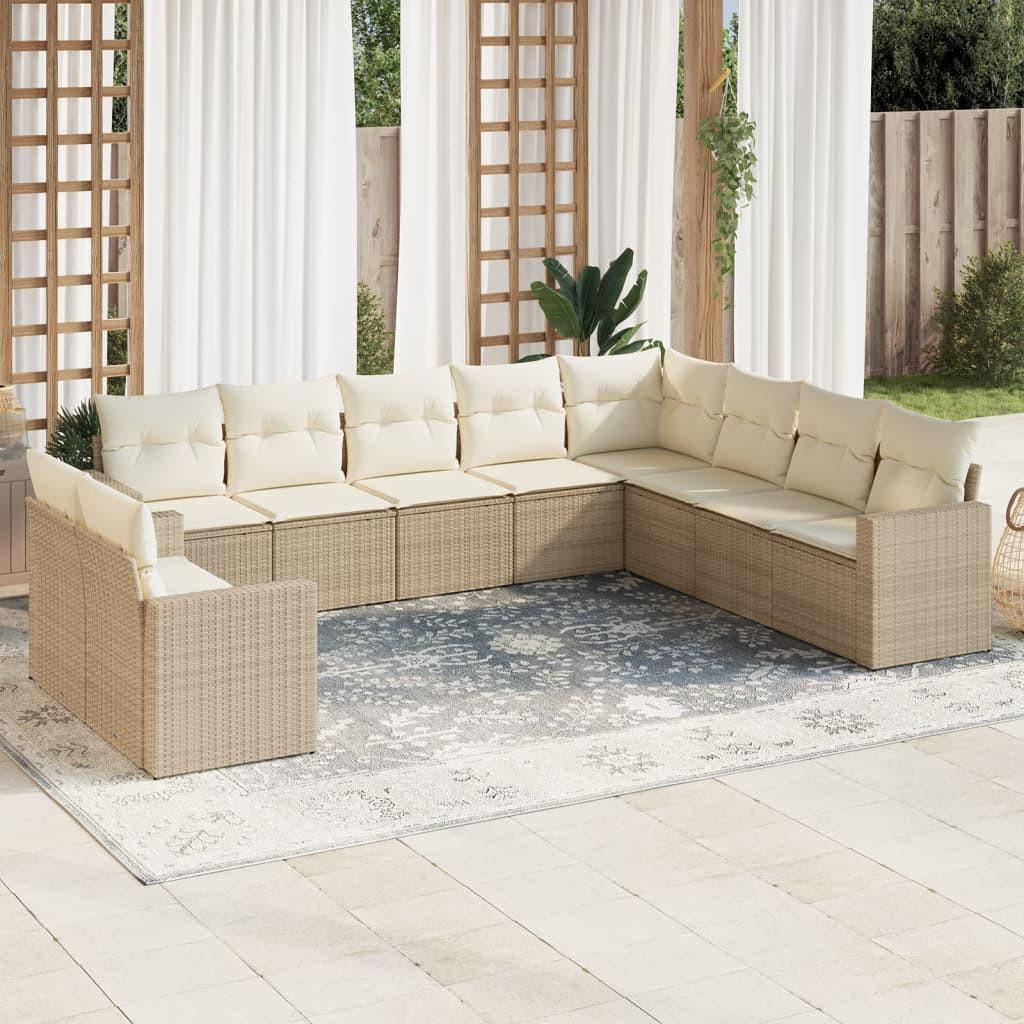 VidaXL Garten sofagarnitur poly-rattan  