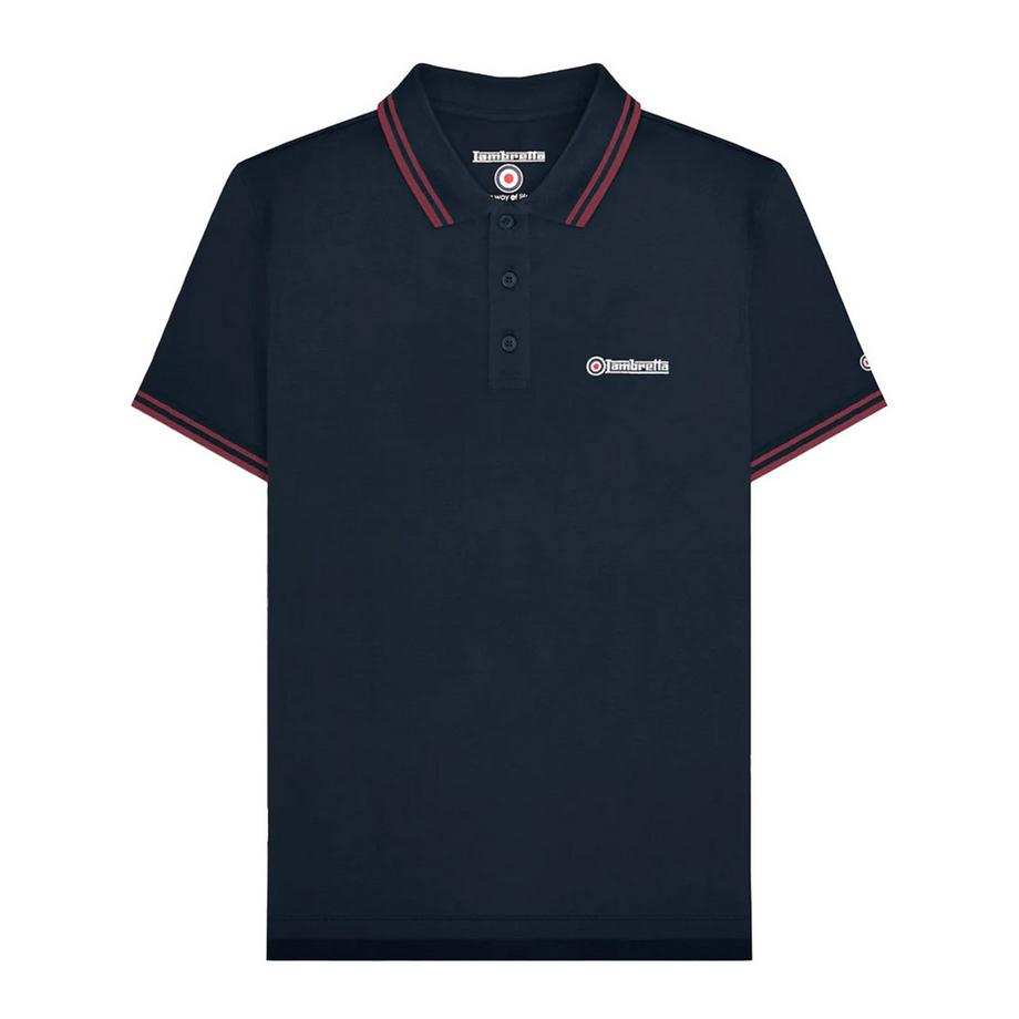 Polo Motiftyle Rayure Contrastée Sur Bord