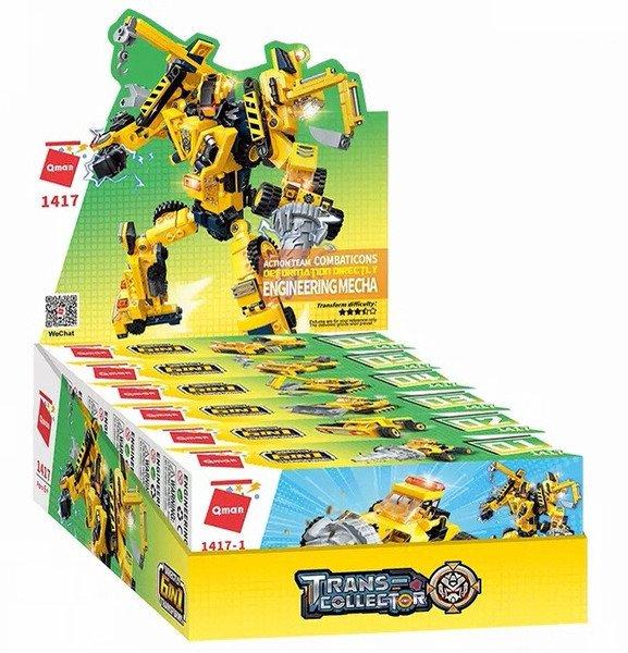 Image of Baue 6 coole Mini-Modelle oder einen Riesen-Transformer! 100 % kompatibel mit den Klemmbausteinen des Marktführers.