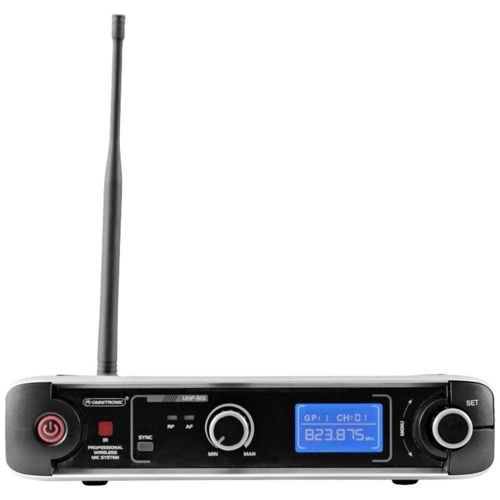 Omnitronic  UHF-301 1-Kanal-Funkmikrofonsystem 823-832/863-865MHz 