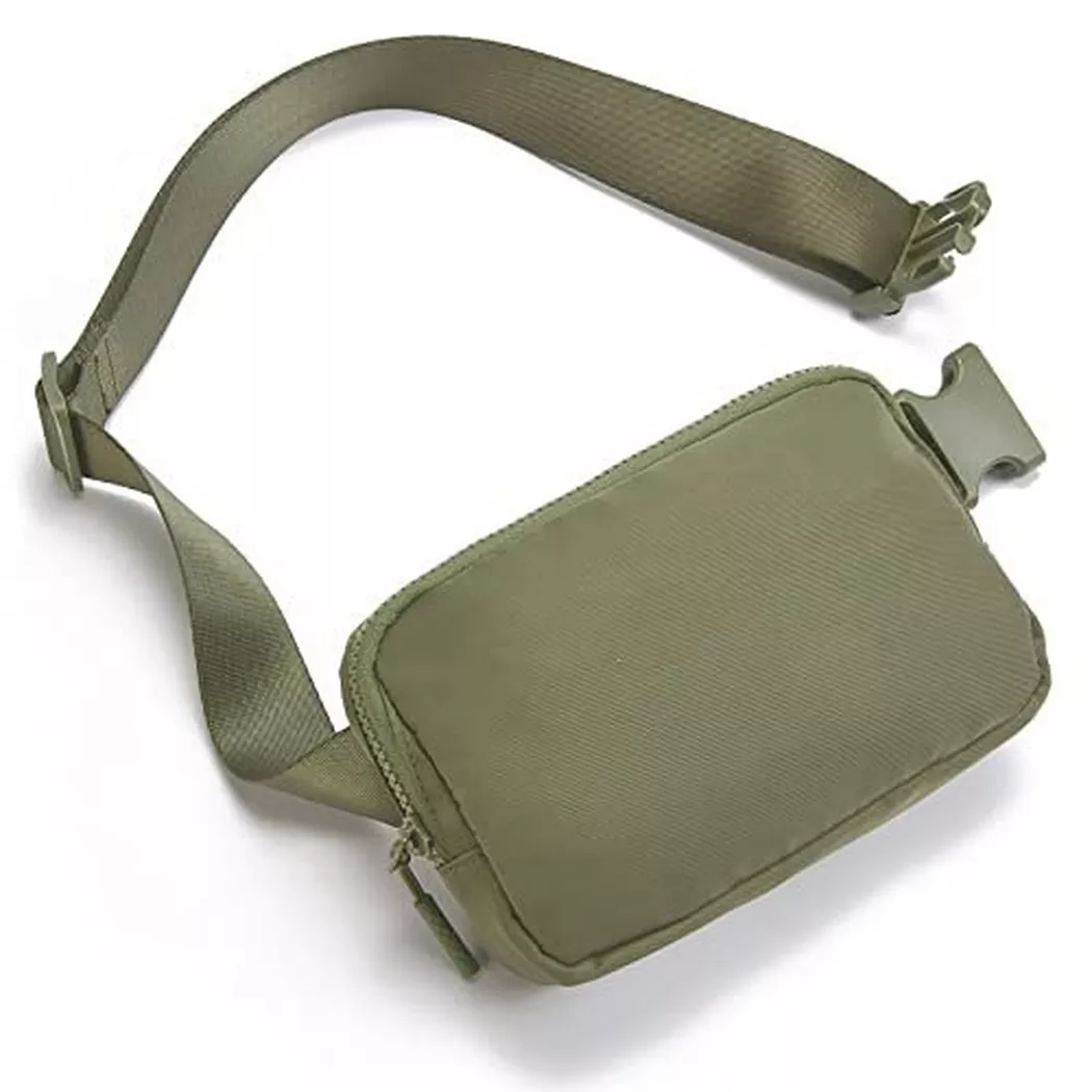 Only-bags.store - Bauchtasche Gürteltasche, Sport Mode Taille Taschen Brust Tasche Umhängetasche Crossbody mit, für Damen, Rasengrün