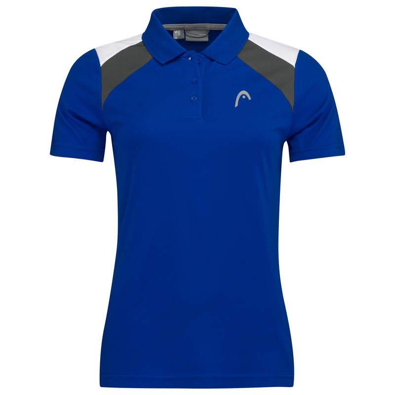 Image of Club Tech Polo Shirt W Königsblau Unisex Blau L