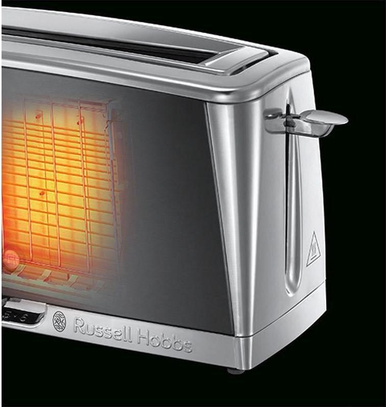 Russell Hobbs Luna Moonlight Grey Langschlitz-Toaster  
