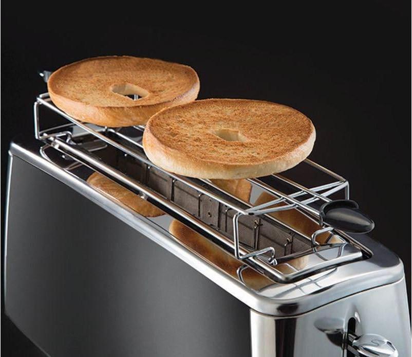 Russell Hobbs Luna Moonlight Grey Langschlitz-Toaster  