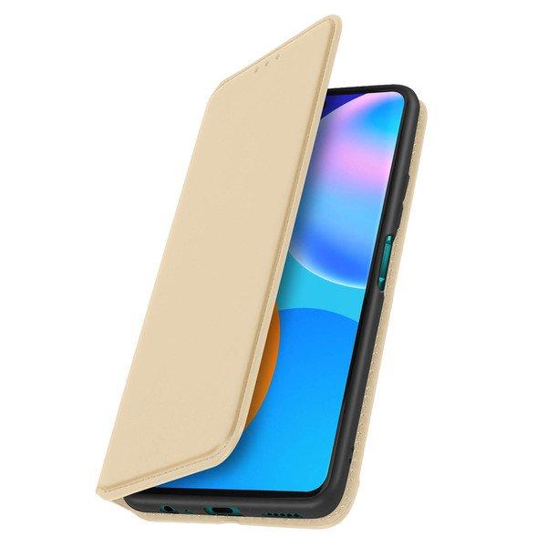 Avizar  Custodia Flip Huawei P smart 2021 oro 