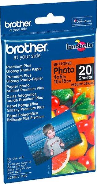 brother BROTHER Photo Paper glossy 260g A6 BP71-GP20 MFC-6490CW 20 Blatt  