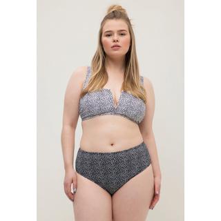 Studio Untold  Bas de bikini, taille haute, imprimé à pois 