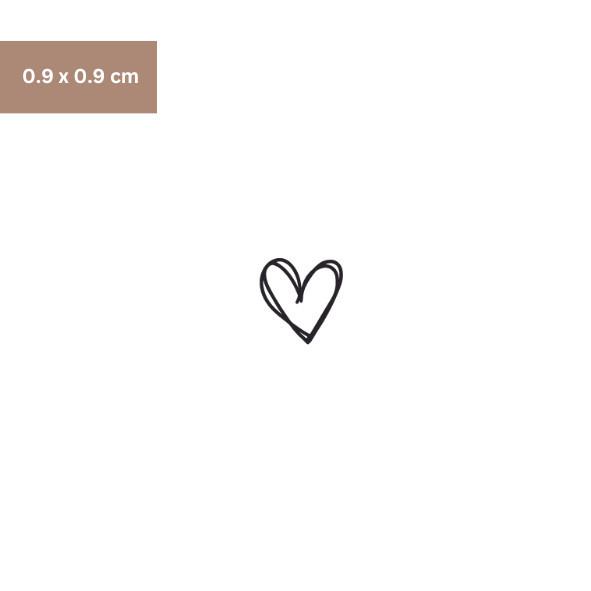 Image of Offenes Herz Tattoo Damen ONE SIZE