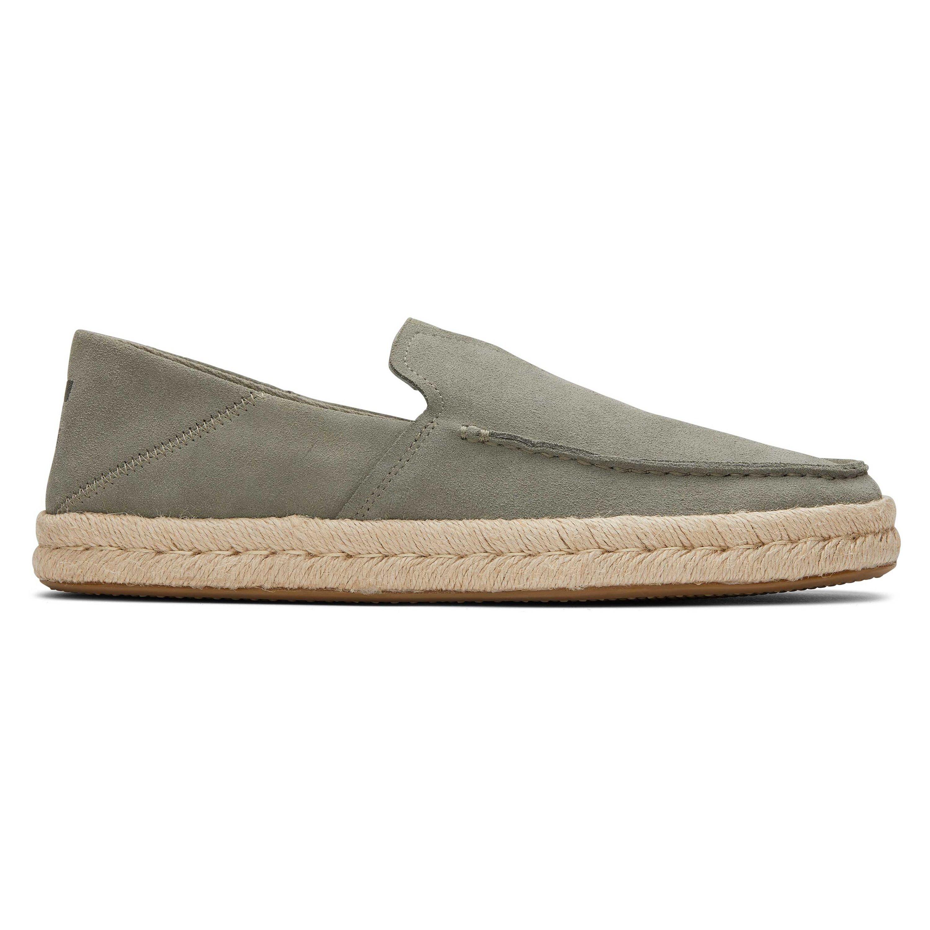 Image of Espadrilles Aus Wildleder Alonso Loafer Rope Herren Olivegrün 43