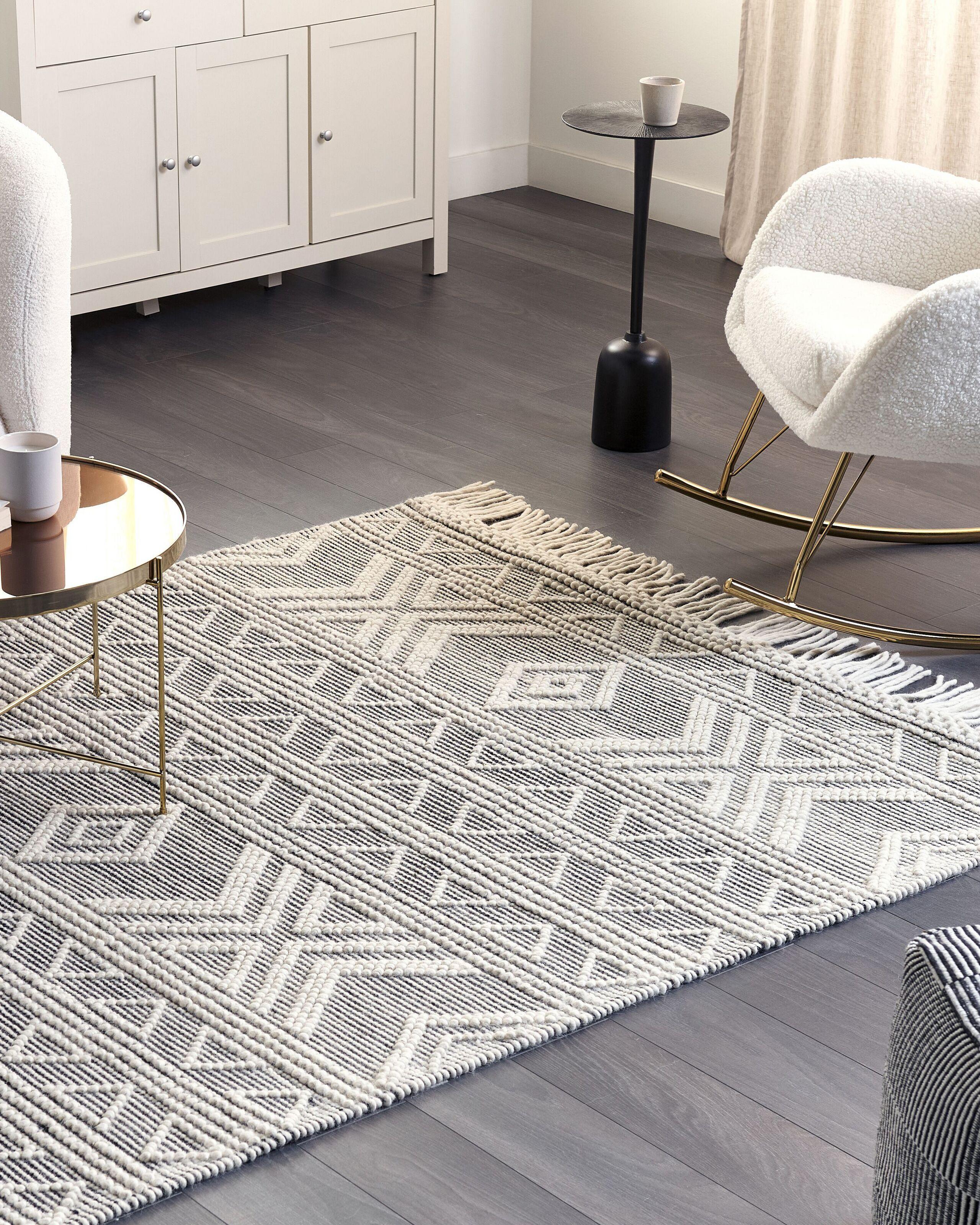 Beliani Tapis en Laine Boho PAZAR  