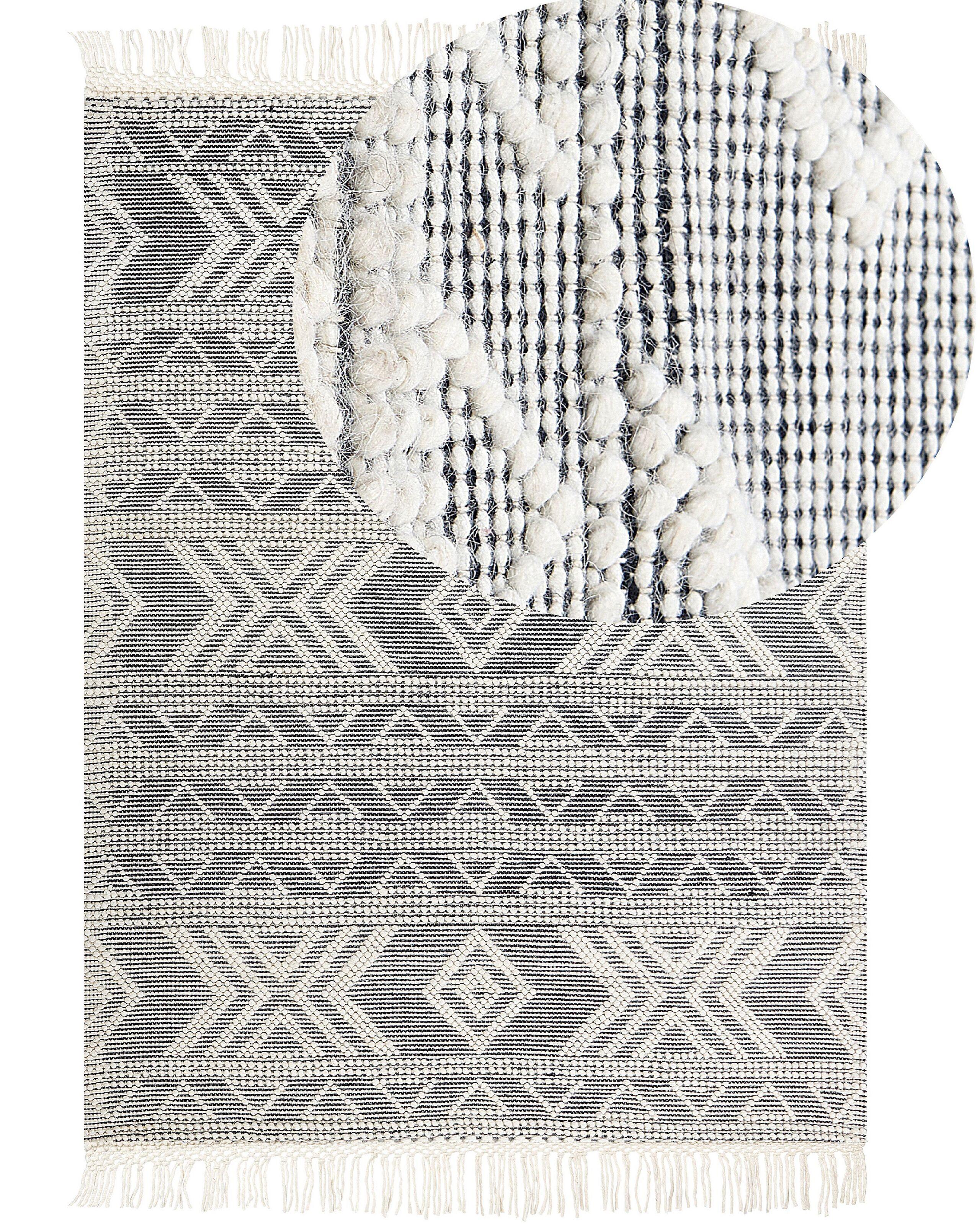 Beliani Tapis en Laine Boho PAZAR  