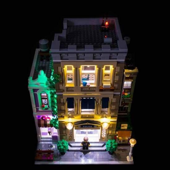 LIGHT MY BRICKS  LED Licht Set für LEGO 10278 Polizeistation 