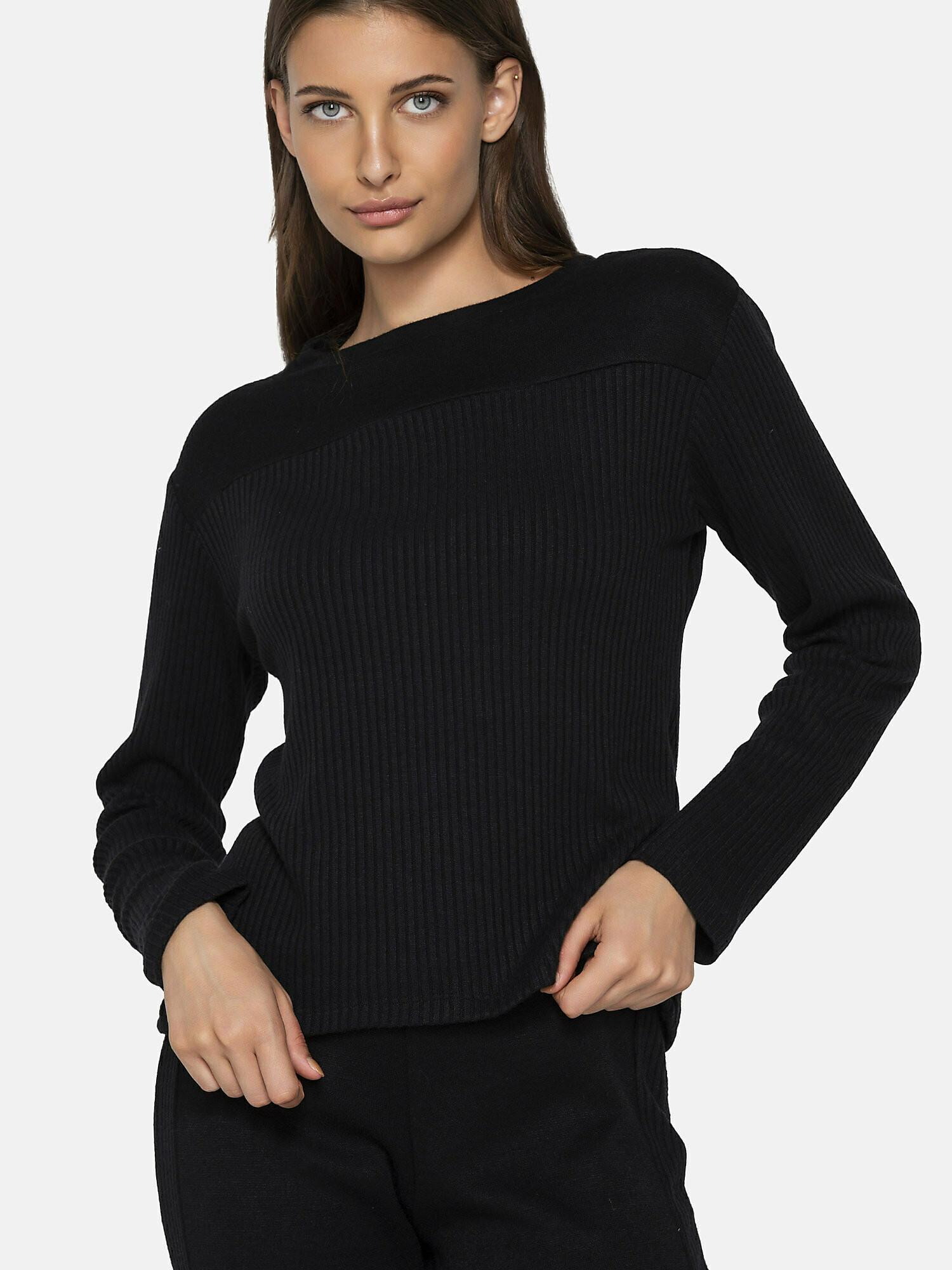 Image of Sweatshirt Connected Damen Schwarz M