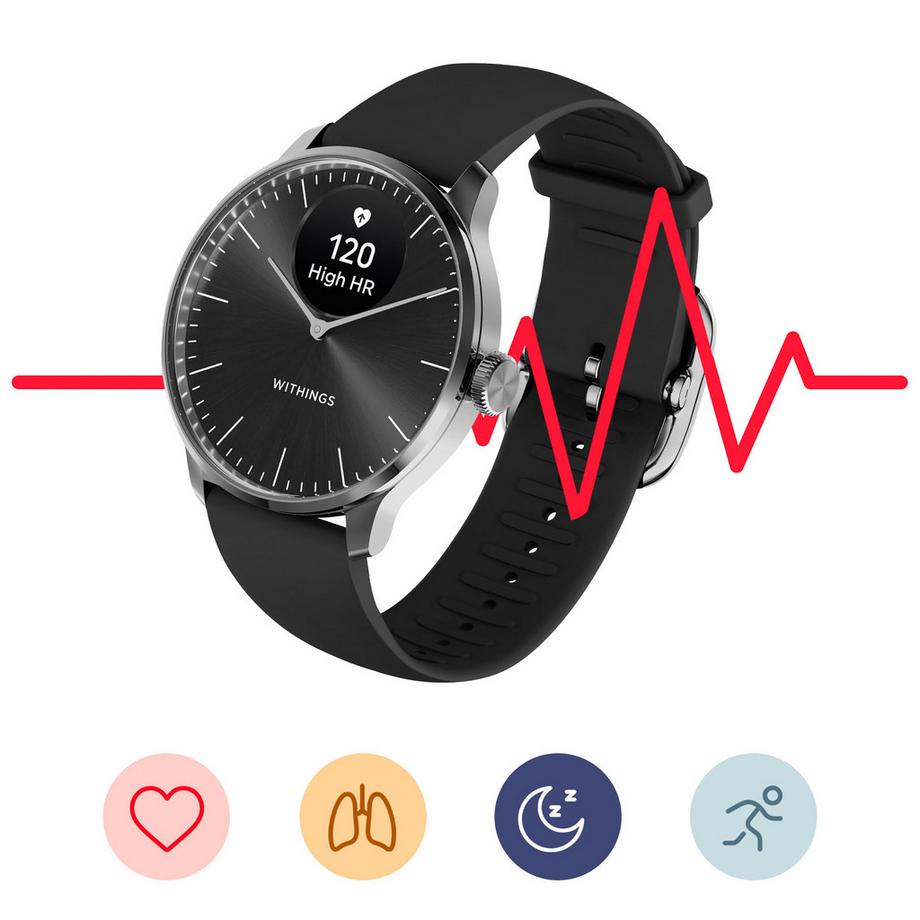 Withings  Withings ScanWatch Light Schwarz 
