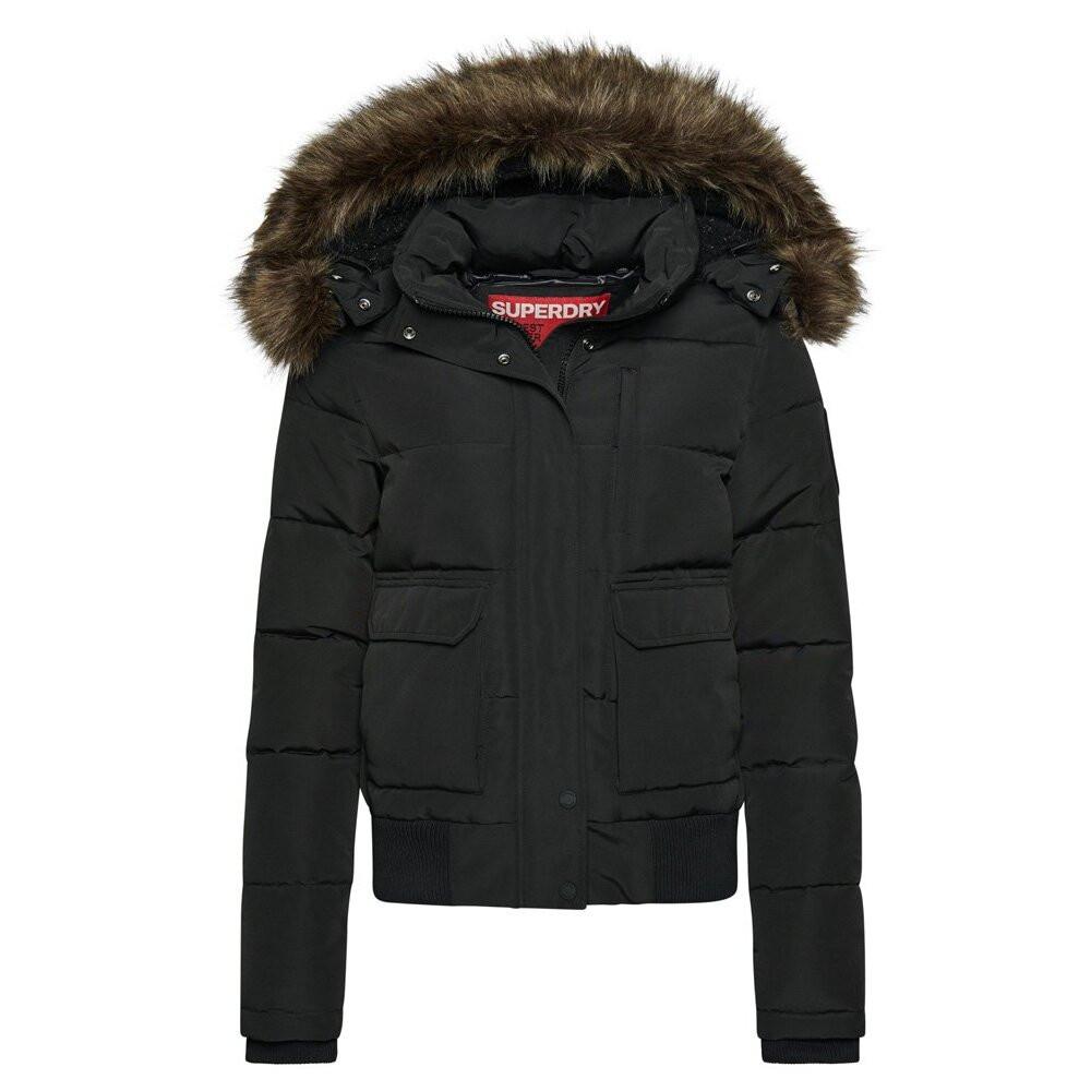 Superdry  gepolterte jacke mit kapuze, uperdry everet 