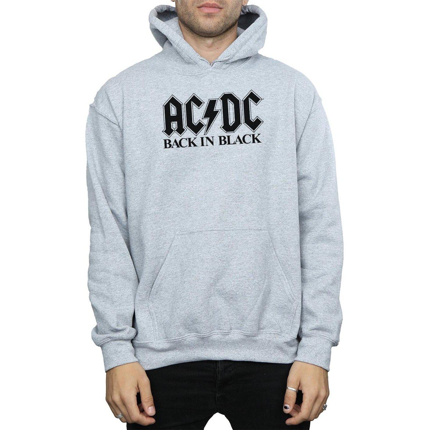 AC/DC  Sweat à capuche avec logo Back in Black 