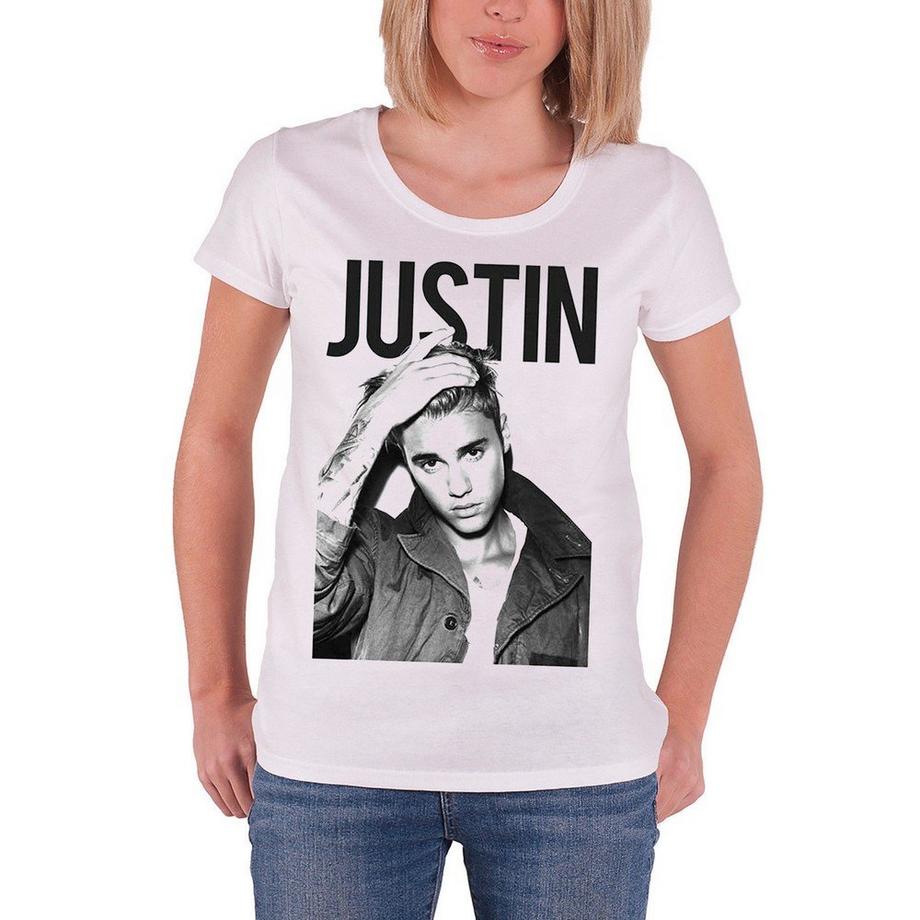 JUSTIN BIEBER T-Shirt Imprimé Graphique Bold  